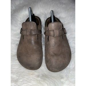 Birkenstock Germany Tatami Suede Slip On Mules Clogs Brown Sz Women’s 9 Men’s 7